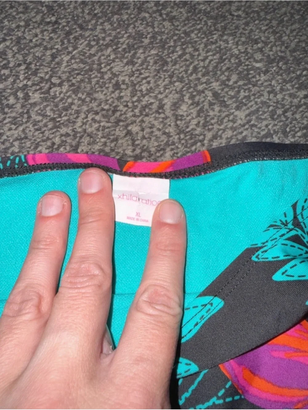 Y2K Xhilaration Floral Bikini Bottoms Women’s XL Tropical Swim Bottoms